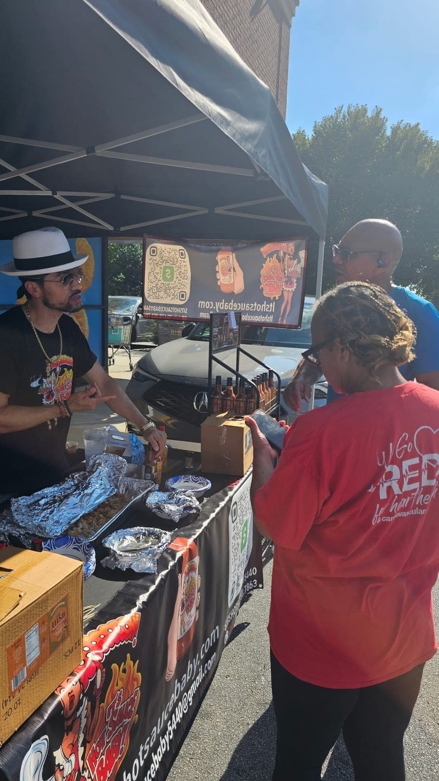 It's Hot Sauce Baby Labor Day tasting at Kroger