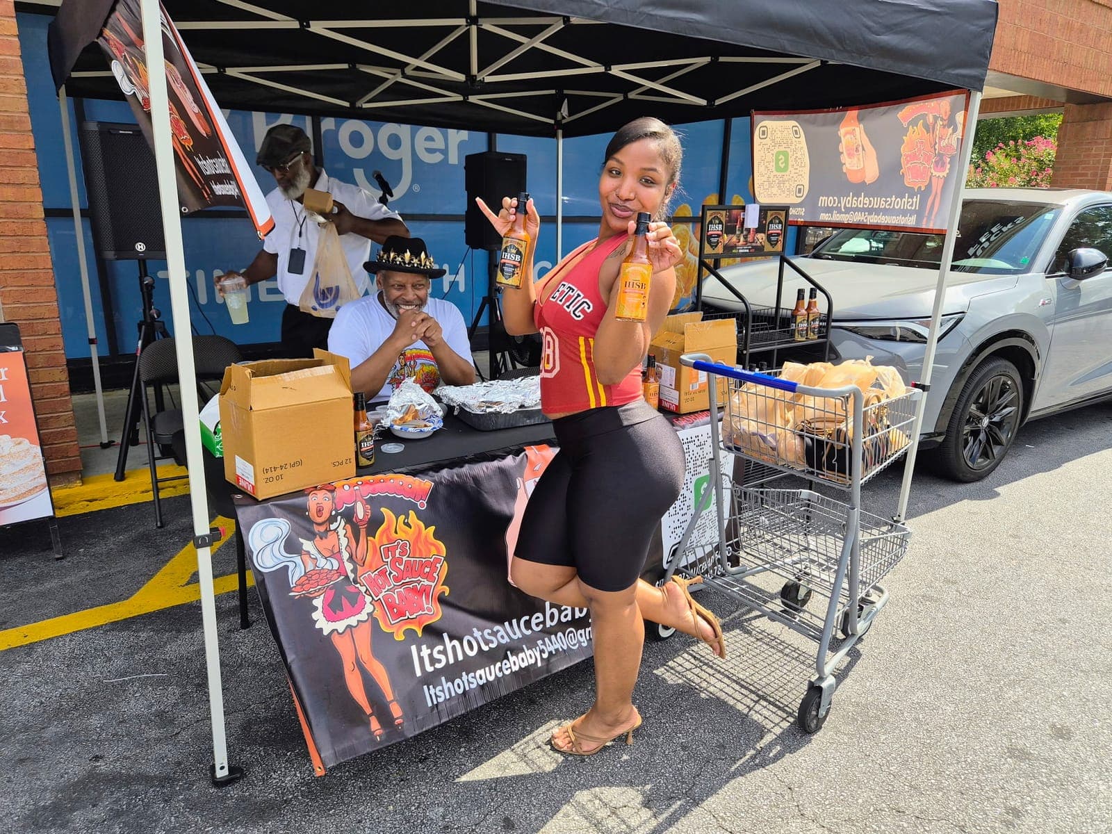 It's Hot Sauce Baby Labor Day tasting at Kroger