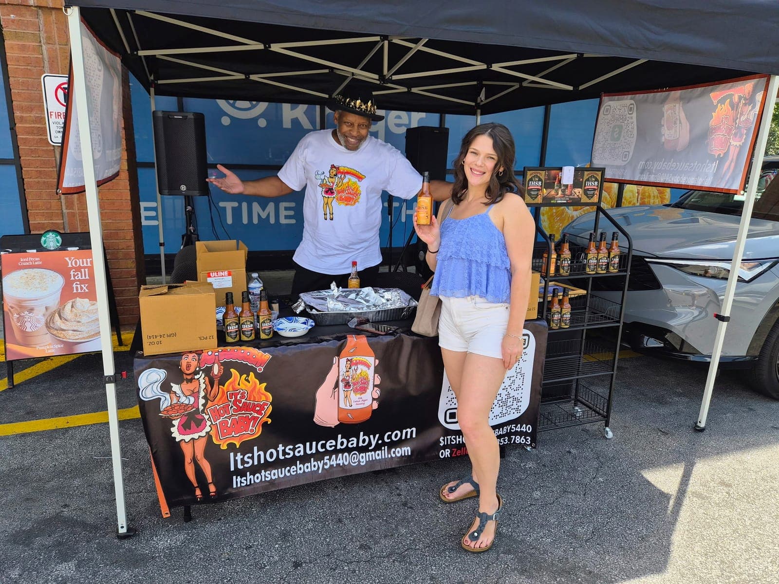 It's Hot Sauce Baby Labor Day tasting at Kroger