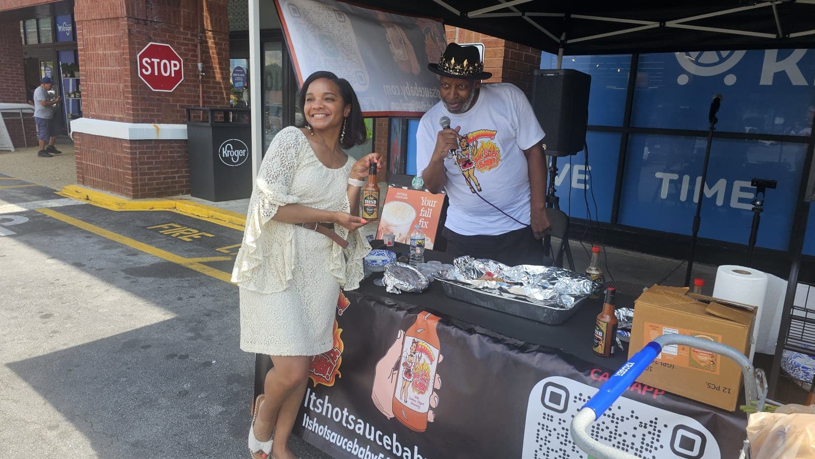 It's Hot Sauce Baby Labor Day tasting at Kroger