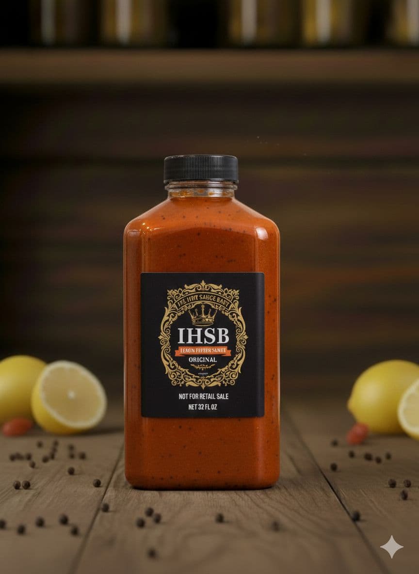 New 32oz It's Hot Sauce, Baby! Bottle